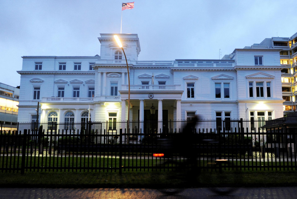 Konzul&aacute;t USA v Hamburgu. FOTO: Reuters