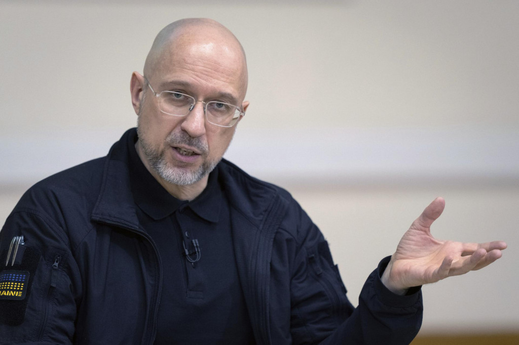 Ukrajinský premiér Denys Šmyhaľ. FOTO: TASR/AP