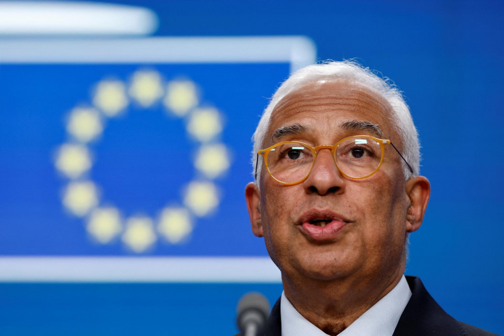 Predseda Európskej rady António Costa. FOTO: Reuters