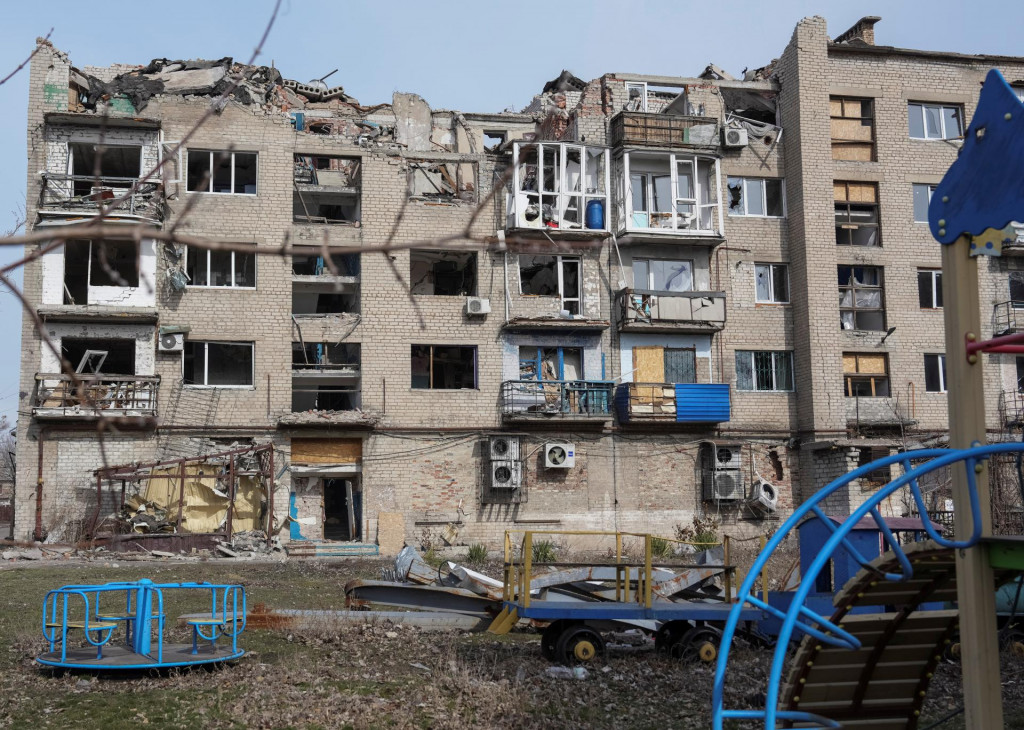 Zábery po ruskom útoku na Pokrovsk. FOTO: REUTERS