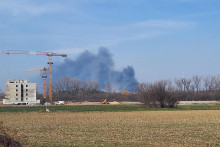 Požiar v Devínskej Novej Vsi. FOTO: HN/Martin Kováčik