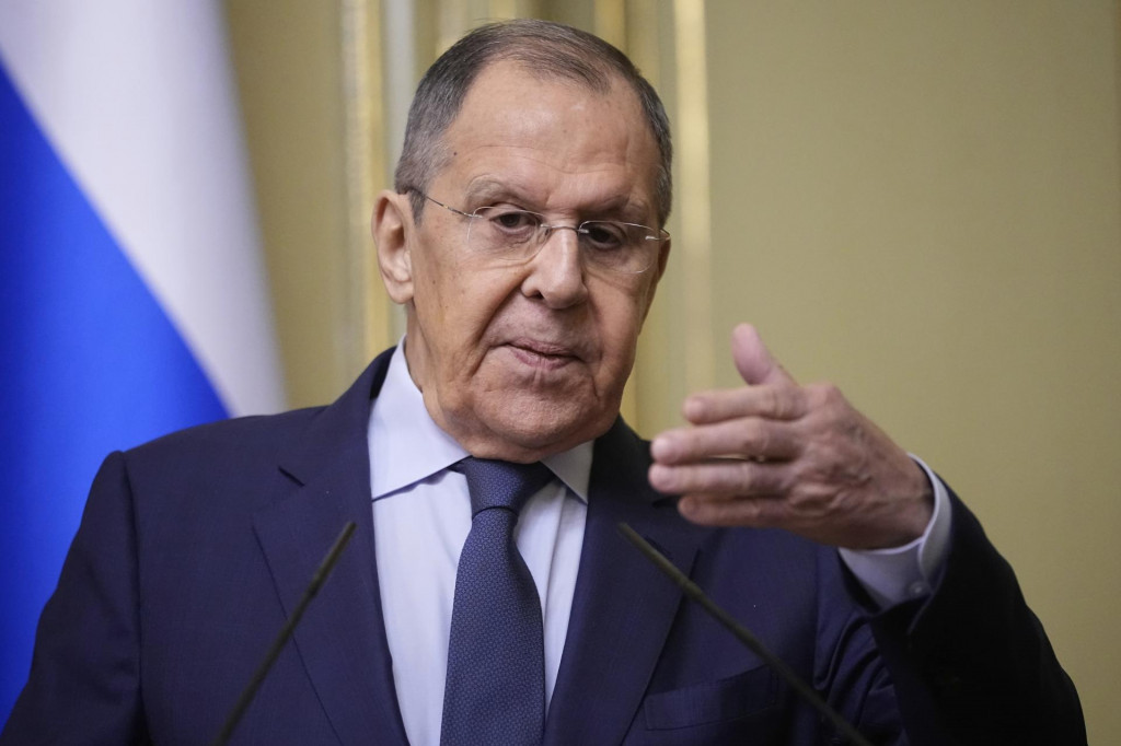 Rusk&yacute; minister zahraničn&yacute;ch vec&iacute; Sergej Lavrov. FOTO: TASR/AP