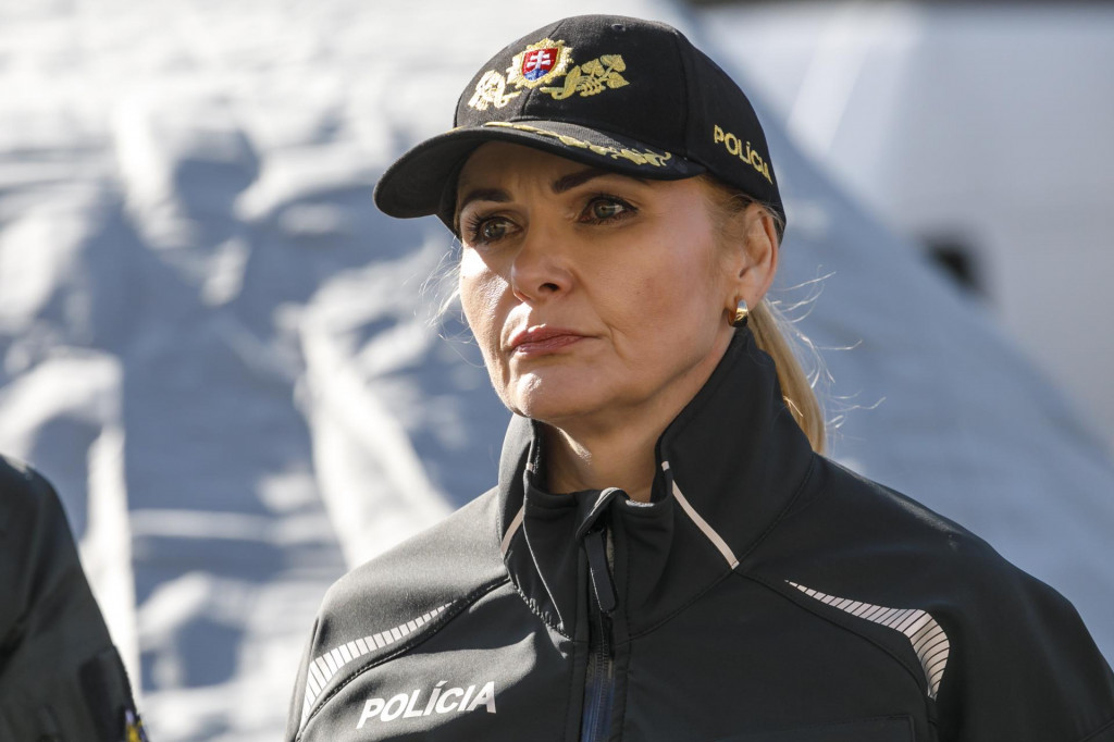 Prezidentka Policajného zboru Jana Maškarová. FOTO: TASR/ Dano Veselský