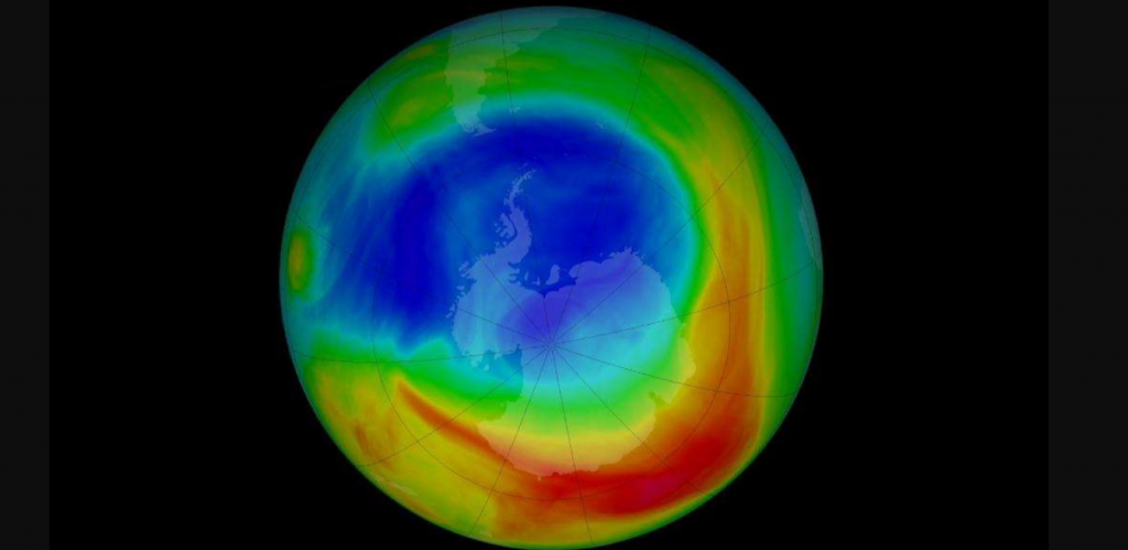 Ozónová diera.