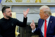 Ukrajinský prezident Volodymyr Zelenskyj a americký prezident Donald Trump.

FOTO: REUTERS