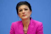 Líderka strany BSW Sahra Wagenknechtová. FOTO: REUTERS