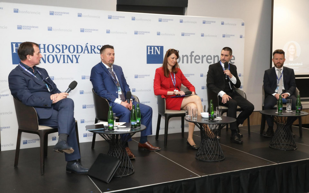 Snímka z HN konferencie Transakčná daň.

FOTO: HN/Peter Mayer