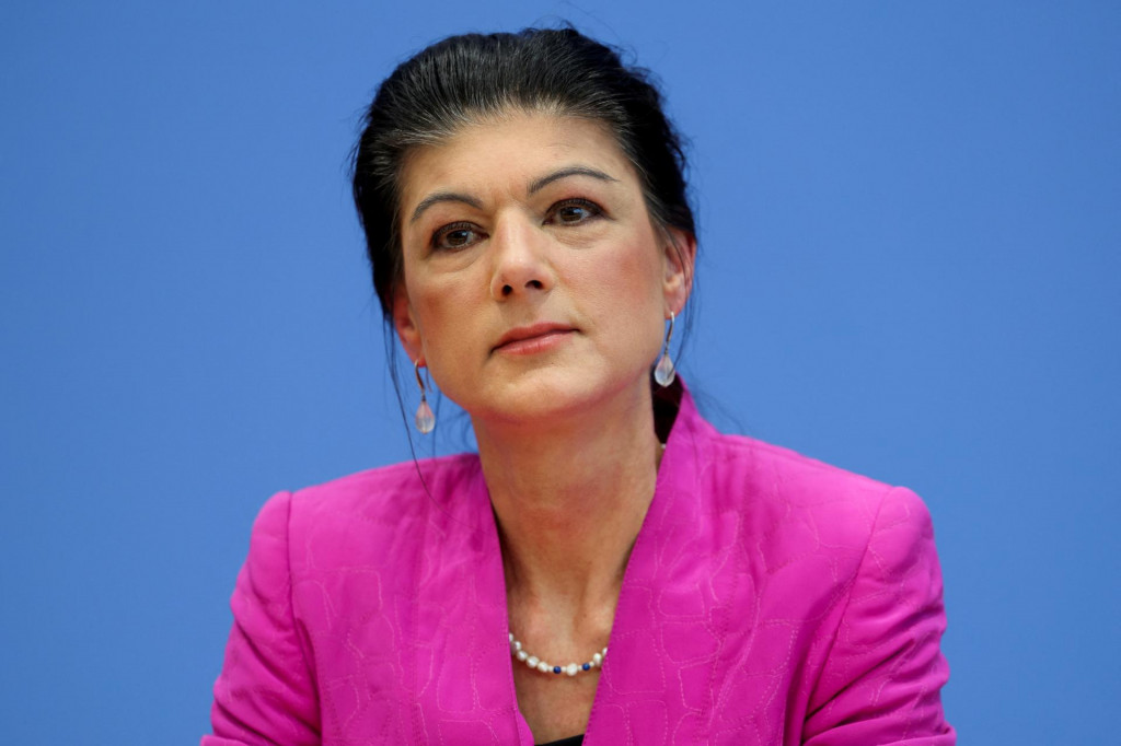 Líderka strany BSW Sahra Wagenknechtová. FOTO: REUTERS
