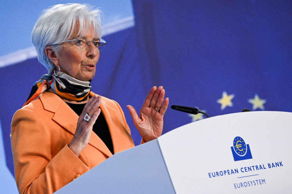 Prezidentka Európskej centrálnej banky Christine Lagardová. FOTO: Reuters