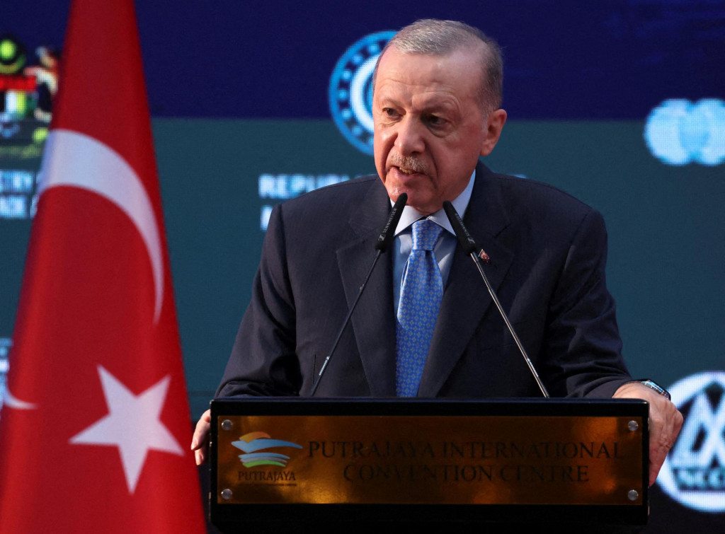 Turecký prezident Recep Tayyip Erdogan. FOTO: Reuters