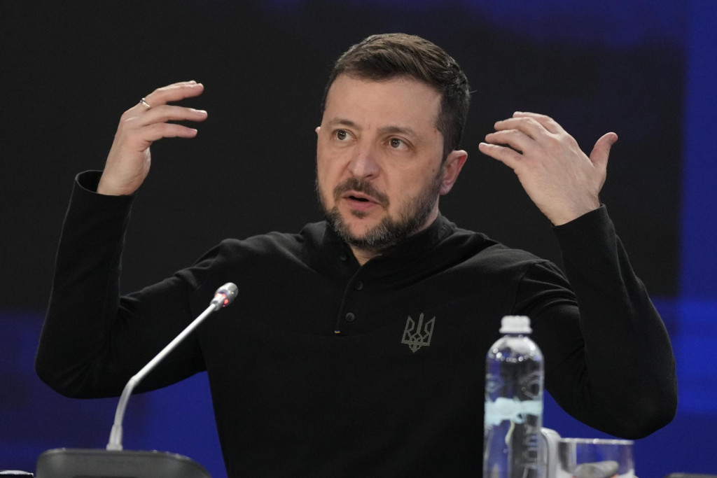 Ukrajinský prezident Volodymyr Zelenskyj. FOTO: TASR/AP