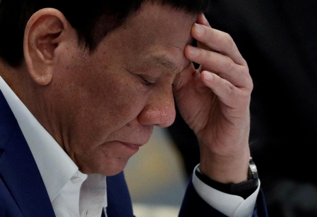 Bývalý filipínsky prezident Rodrigo Duterte. FOTO: Reuters