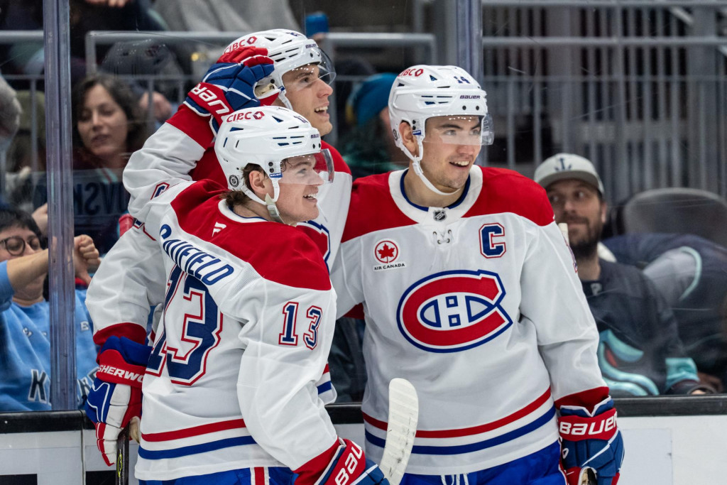 Slovensk&yacute; hokejista Juraj Slafkovsk&yacute;. FOTO: REUTERS