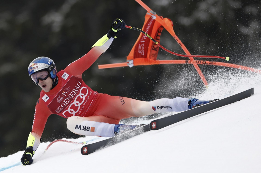 Švajčiarsky lyžiar Marco Odermatt. FOTO: TASR/AP