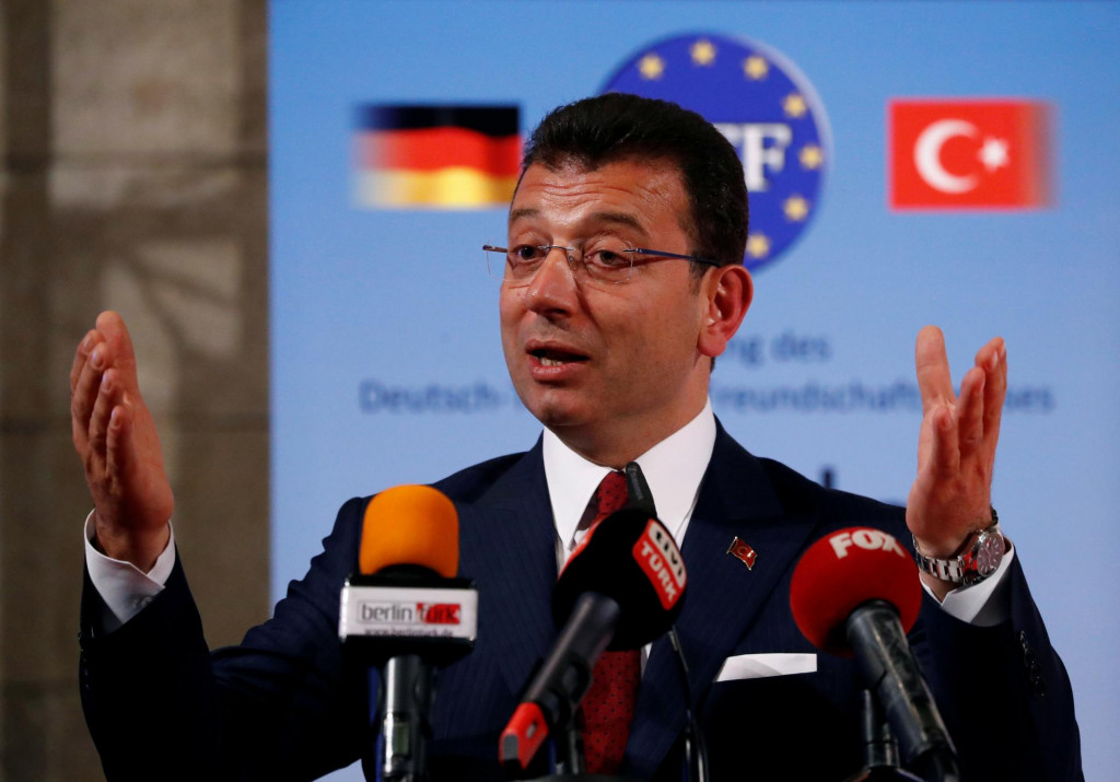 Primátor Istanbulu Ekrem Imamoglu v roku 2019. FOTO: REUTERS