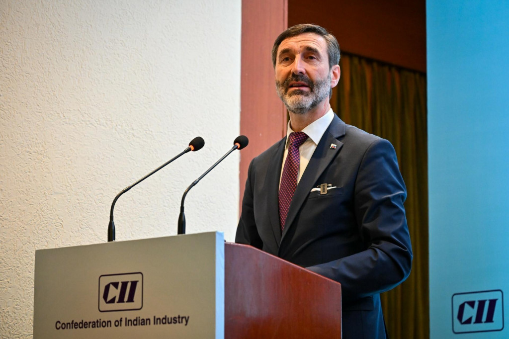 Minister zahraničných vecí Juraj Blanár v Indii. Zdroj: Facebook/Juraj Blanár