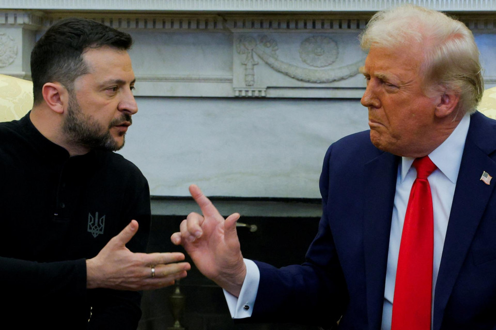 Americký prezident Donald Trump sa v Bielom dome stretol s ukrajinským prezidentom Volodymyrom Zelenským. FOTO: Reuters