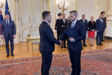 Vymenovanie Samuela Migaľa za ministra. FOTO: HN/Akos Cséplö