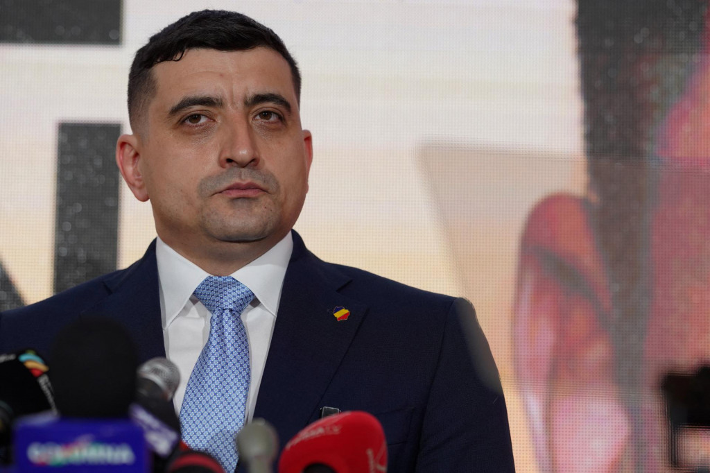 George Simion, vodca druhej najväčšej rumunskej strany, Aliancie zjednocujúcich Rumunov. FOTO: Reuters