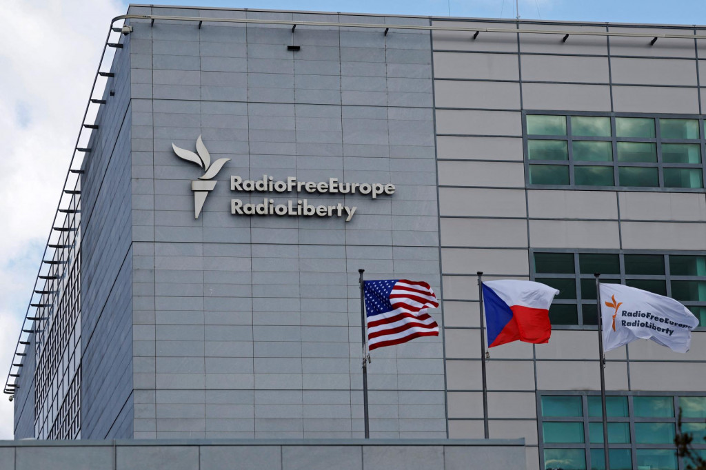 Ústredie Rádia Slobodná Európa/Rádia Sloboda v Prahe. FOTO: Reuters