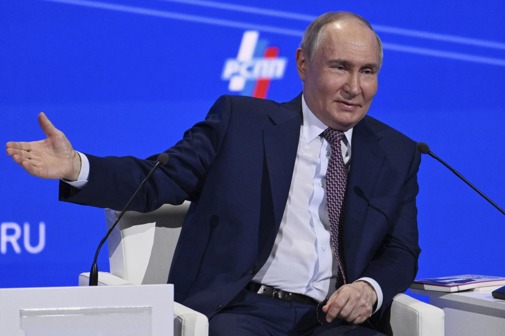 Ruský prezident Vladimir Putin. FOTO: TASR/AP