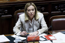 Talianska premiérka Giorgia Meloniová. FOTO: TASR/AP