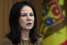 Na snímke nemecká ministerka zahraničných vecí Annalena Baerbocková. FOTO: Reuters