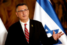 Izraelský minister zahraničných vecí Gideon Saar. FOTO: Reuters