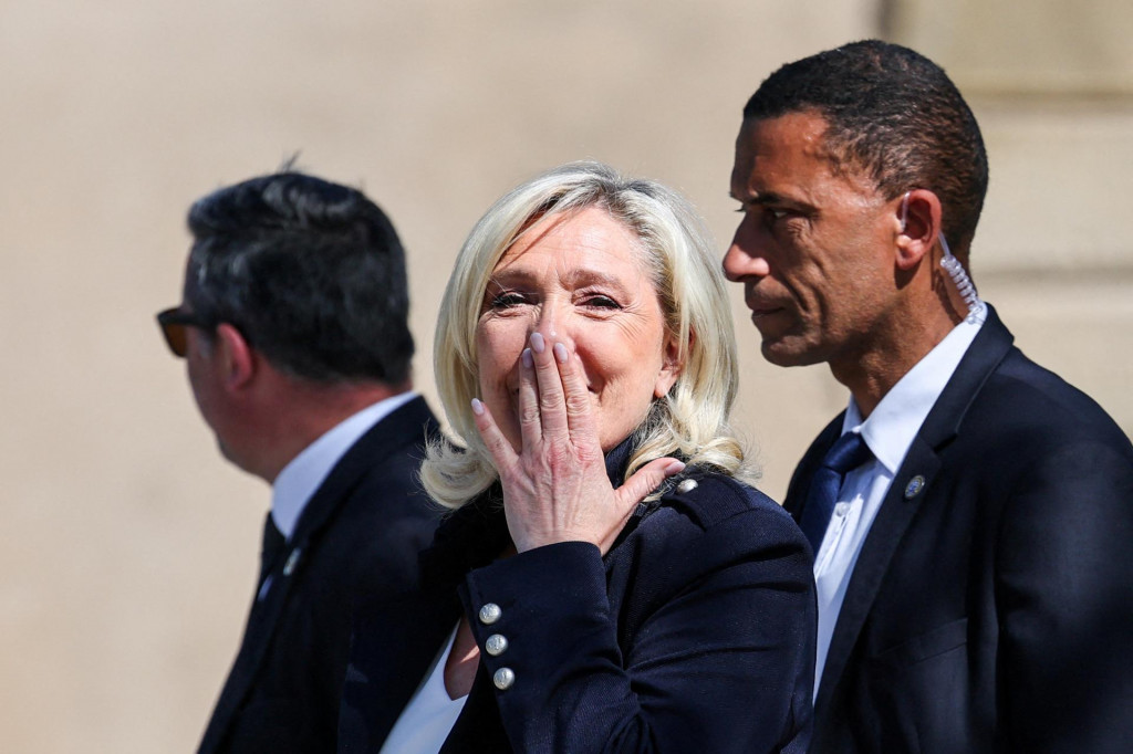 Šéfka francúzskej krajne pravicovej strany Národné združenie Marine Le Penová. FOTO: REUTERS