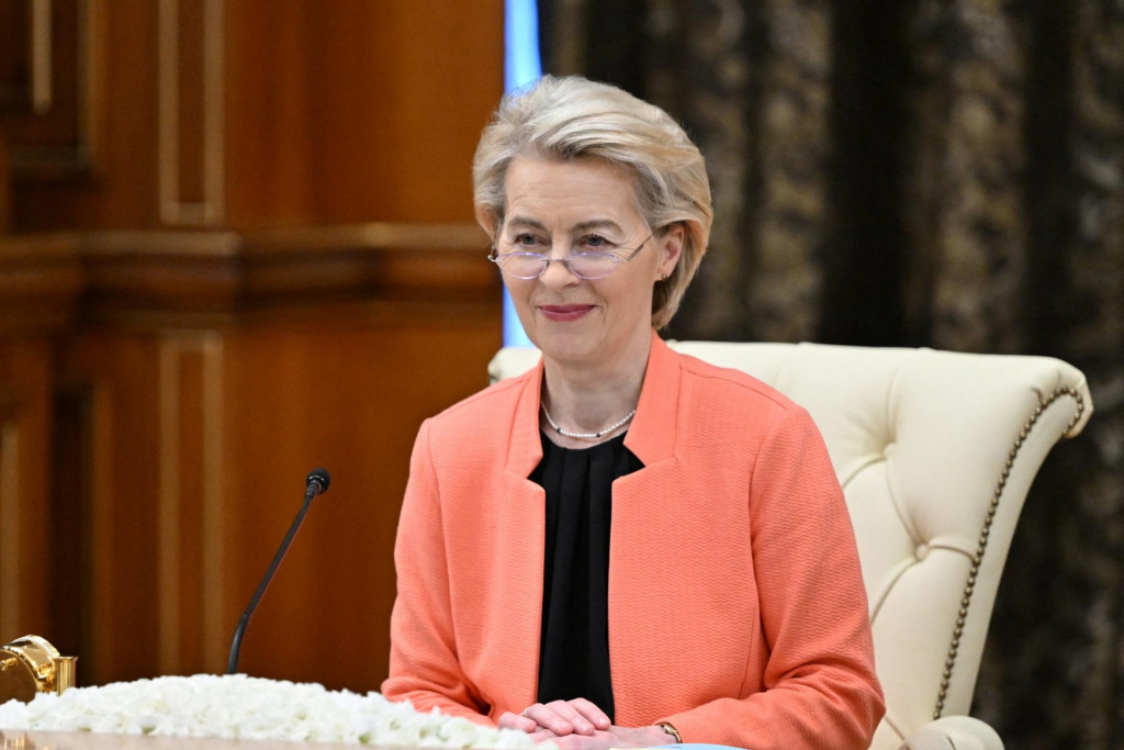 Na snímke predsedníčka Európskej komisie Ursula von der Leyenová. FOTO: Reuters