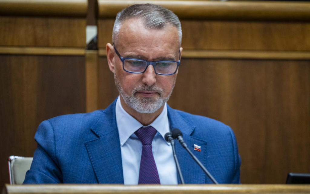 Predseda Národnej rady Richard Raši. FOTO: TASR/Jakub Kotian