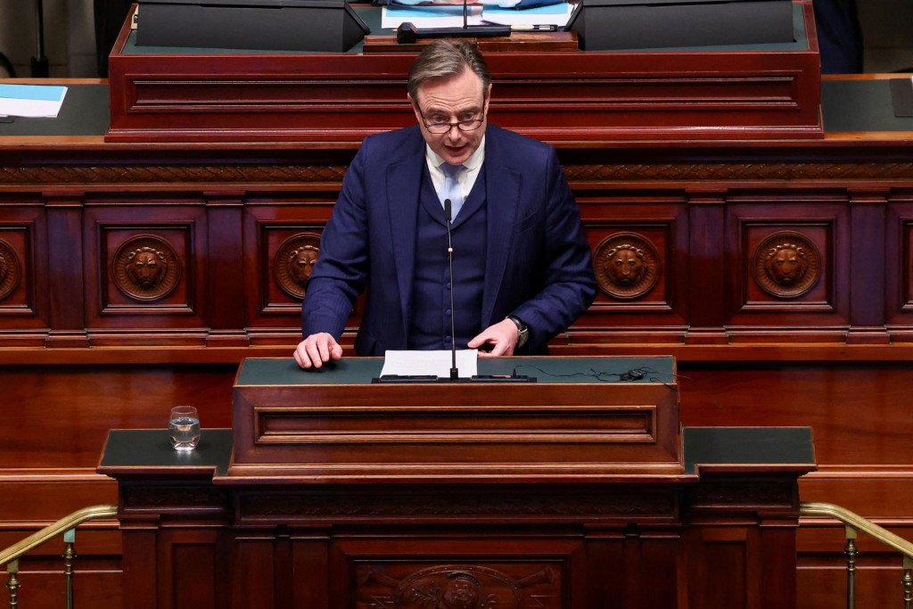 Belgický premiér Bart De Wever. FOTO: Reuters