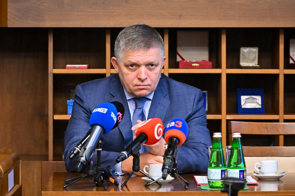 Predseda vlády SR Robert Fico počas zasadnutia Výboru NR SR pre európske záležitosti. FOTO: TASR