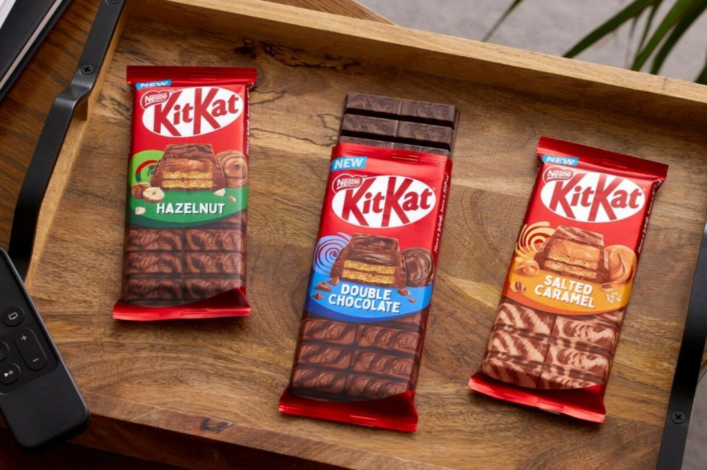 Tri nové mramorové tabuľky KitKat čokolády