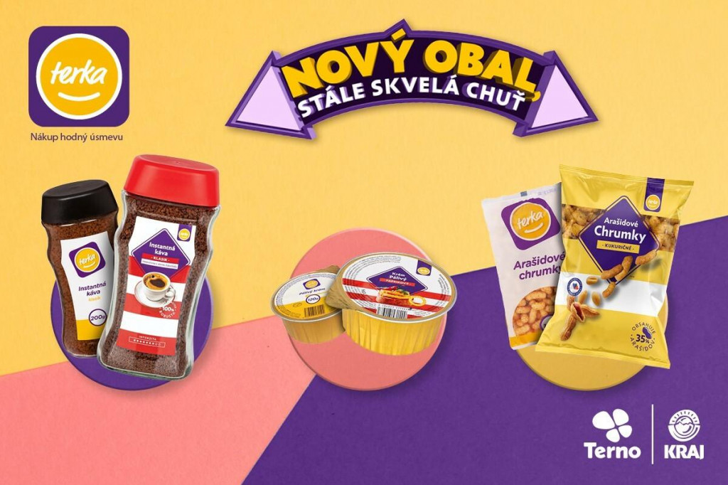 Privátna značka Terka mení svoj vzhľad