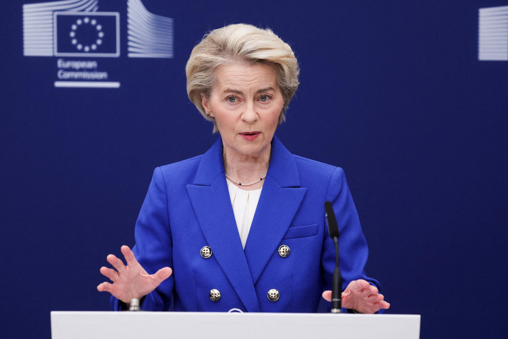 Predsedníčka Európskej komisie Ursula von der Leyenová. FOTO: REUTERS