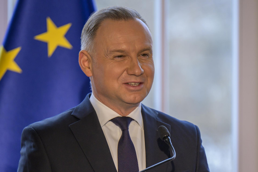 Na snímke poľský prezident Andrzej Duda. FOTO: TASR/Veronika Mihaliková