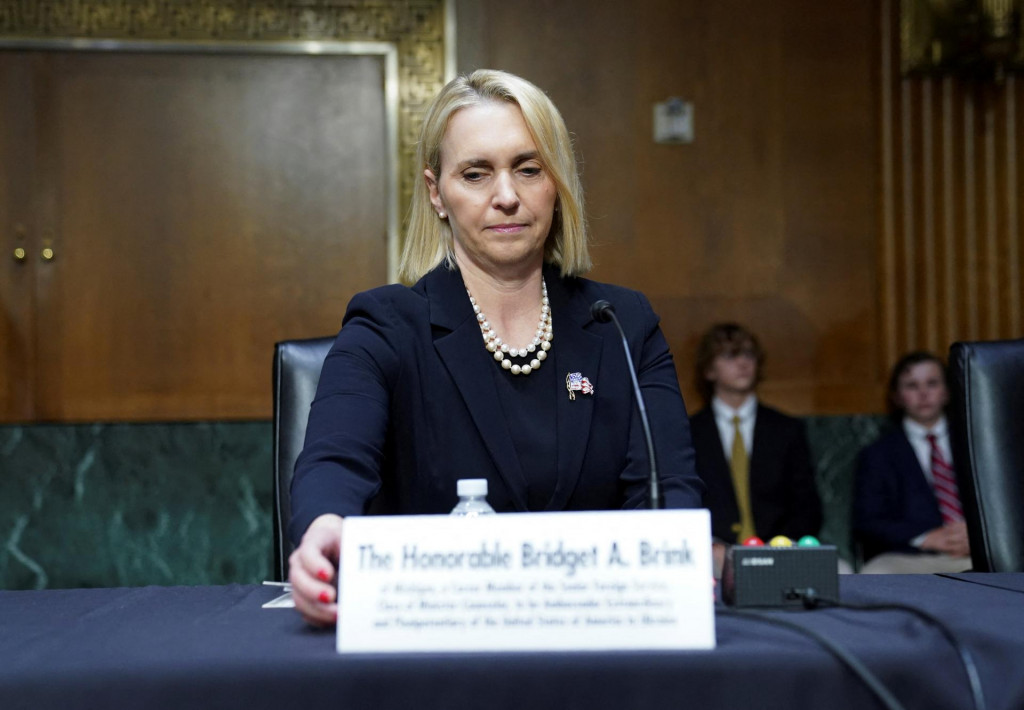 Americká veľvyslankyňa na Ukrajine Bridget Brinková. FOTO: Reuters