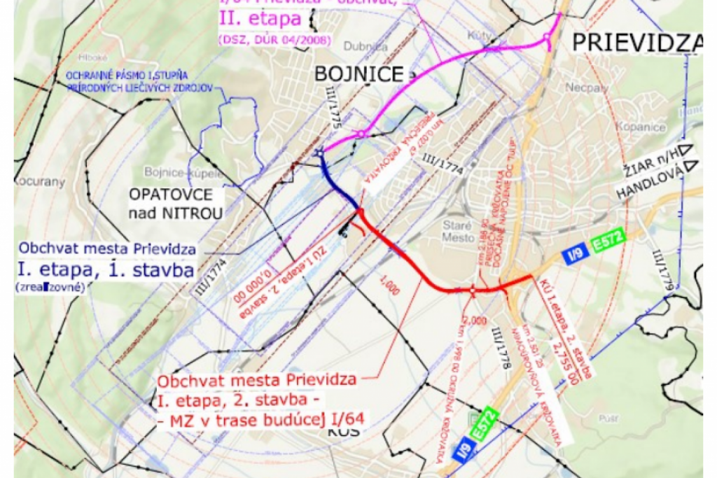 Obchvat Prievidze. FOTO: SSC