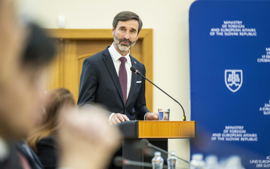 Na snímke minister zahraničných vecí a európskych záležitostí SR Juraj Blanár (Smer-SD). FOTO: TASR