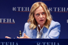 Talianska premiérka Giorgia Meloniová. FOTO: Reuters
