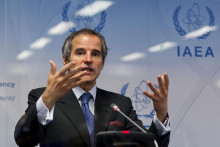 Šéf Medzinárodnej agentúry pre atómovú energiu Rafael Grossi. FOTO: Reuters