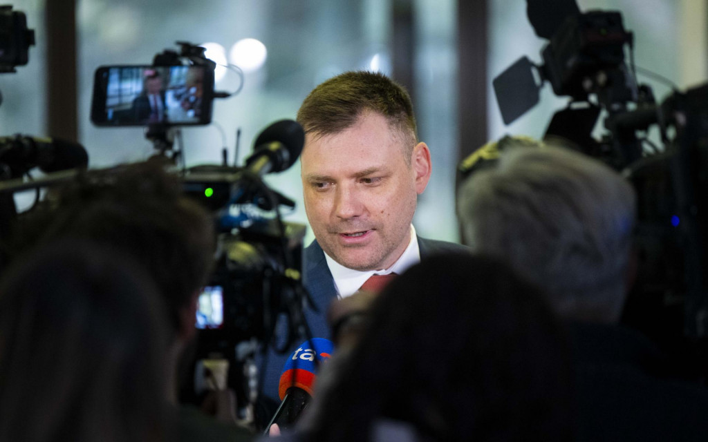Podpredseda vlády a minister životného prostredia Tomáš Taraba. FOTO: TASR/Jakub Kotian