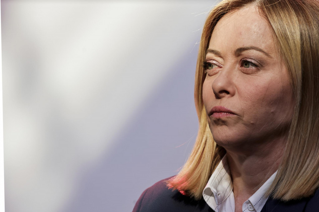 Talianska premiérka Giorgia Meloniová. FOTO: TASR/AP