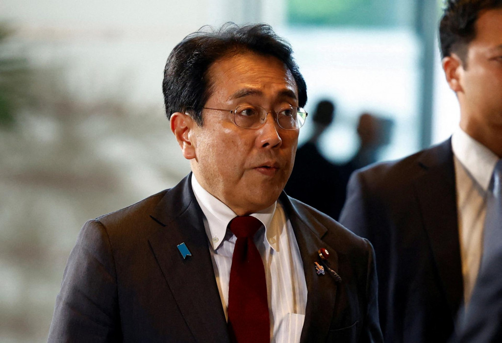 Hlavný vyjednávač Japonska Rjósei Akazawa. FOTO: Reuters