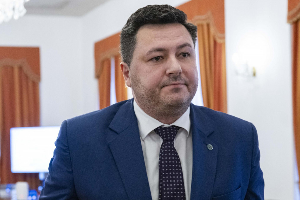 Na snímke kandidát na predsedu Najvyššieho súdu SR František Mozner počas vypočutia kandidátov na Súdnej rade SR 15. apríla 2025 v Bratislave. FOTO TASR