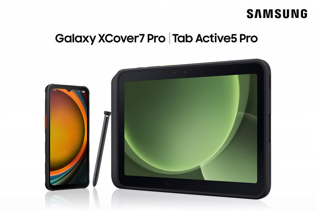 Samsung Galaxy XCover7 Pro a Galaxy Tab Active5 Pro