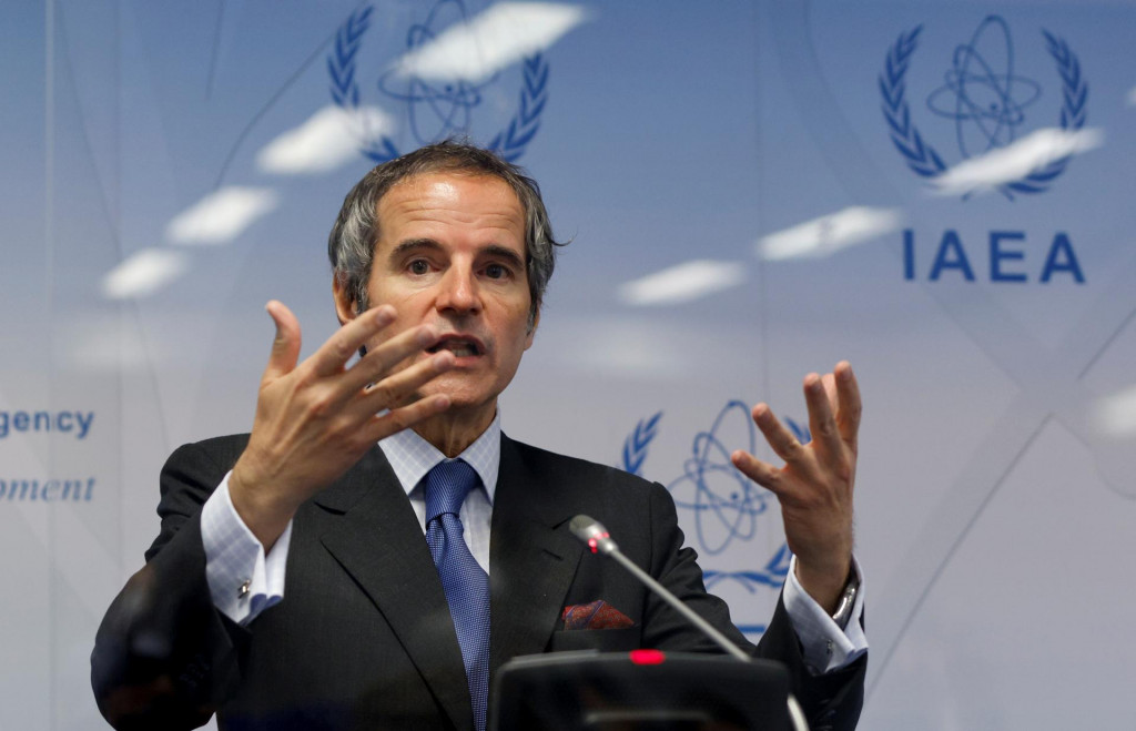 Šéf Medzinárodnej agentúry pre atómovú energiu Rafael Grossi. FOTO: Reuters