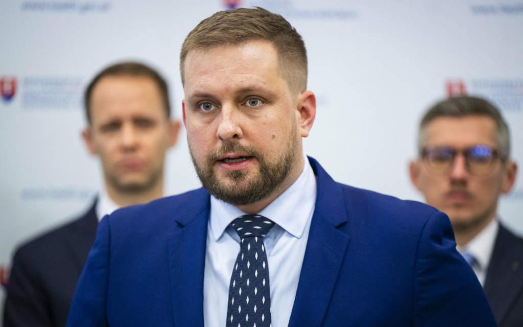 Minister zdravotníctva Kamil Šaško (HLAS-SD). FOTO: TASR/Jakub Kotian