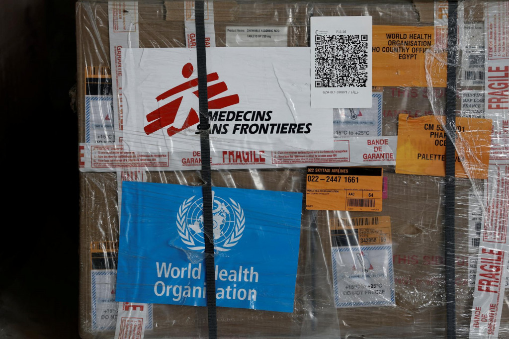Humanitárna pomoc. FOTO: Reuters